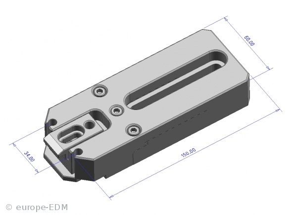 Pendelhalter mit einer Spannpratze *System* 150mm